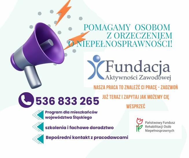 Z ORZECZENIEM praca magazynier ochroniarz pracownik biurowy