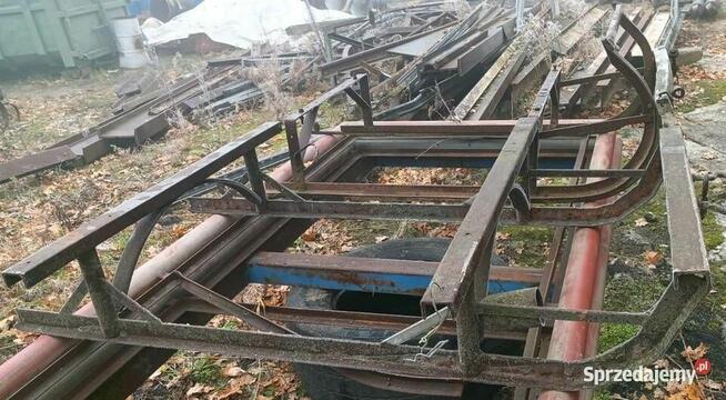 Sanie konne metalowe płozy rama stelaż