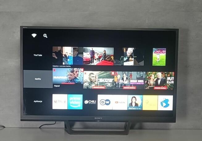 32 Cali TV SONY LED HDR NETFLIX YouTube + Kabel Hdmi + Upom