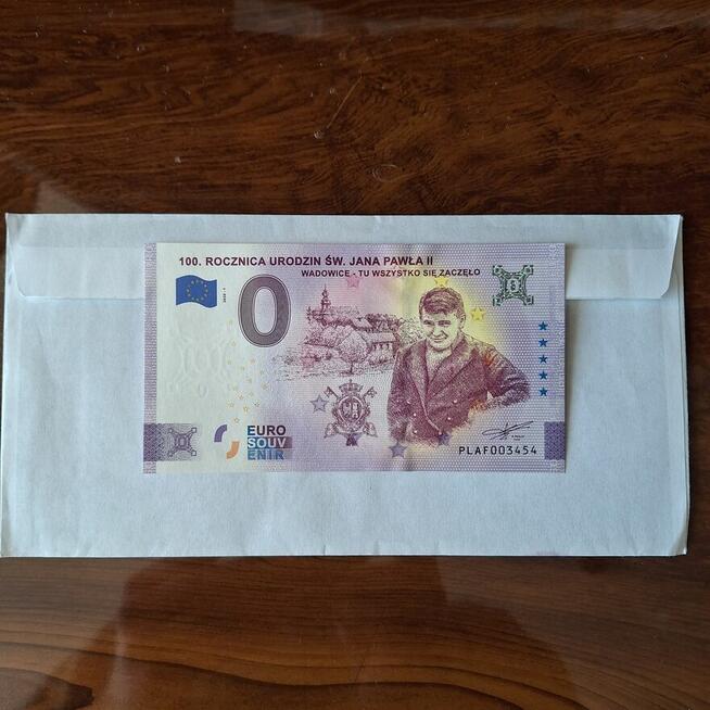 SPRZEDAM BANKNOT 0 EURO.