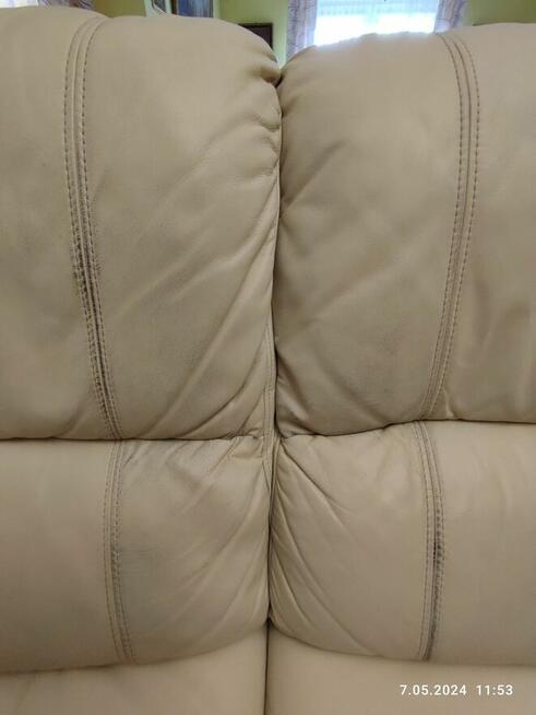 Zestaw wypoczynkowy skórzany