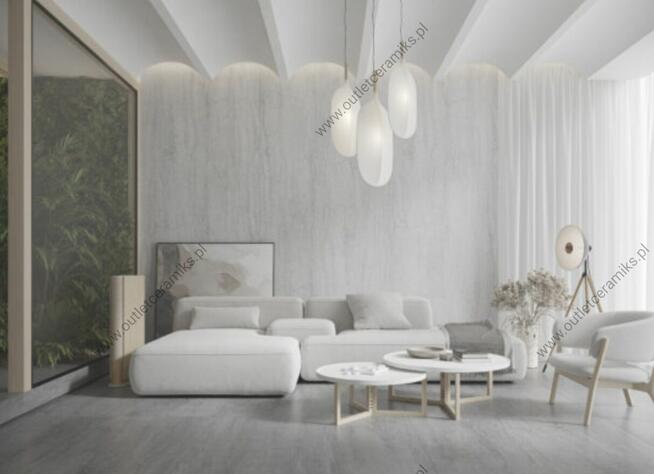 Płytki do salonu, łazienki, kuchni szary beton Dignity light