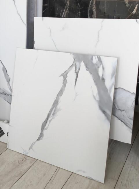 Płytki ścienne, podłogowe 120x60 biały marmur Calacatta white