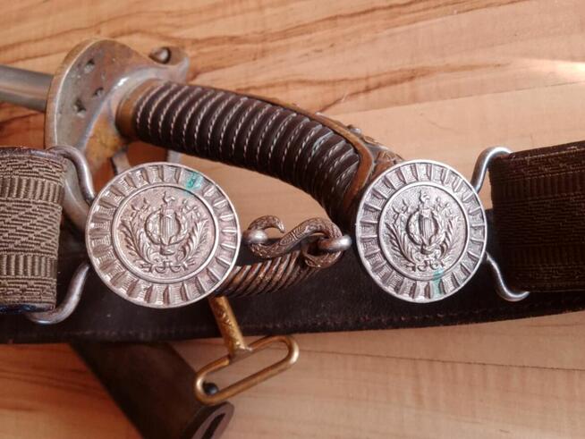 Szabla oficera Żandarmerii Królewskiej Francja + Pas