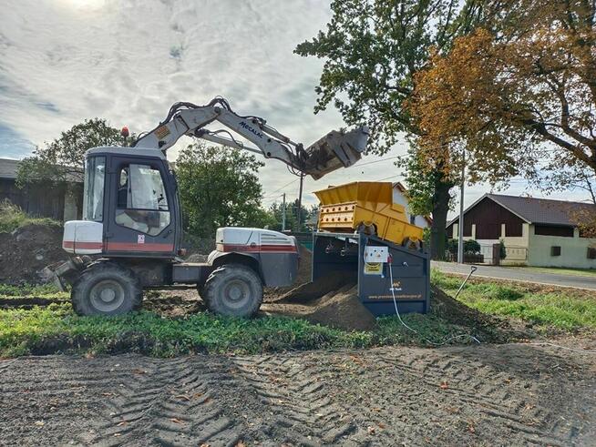 Przesiewacz wibracyjny, przesiewacz do piasku, ziemi, gruzu
