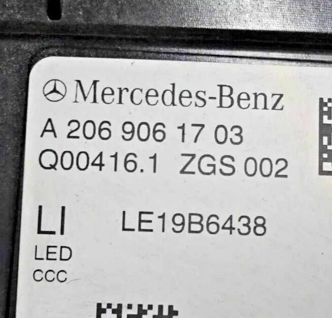 Mercedes-Benz Lampy Digital Light A2069062204 A2069061703