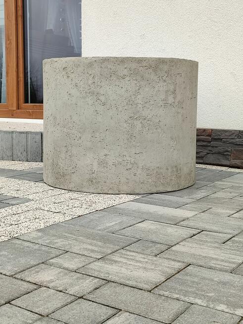 Okrągła donica termo . Różne wykończenie.Transport cały kraj