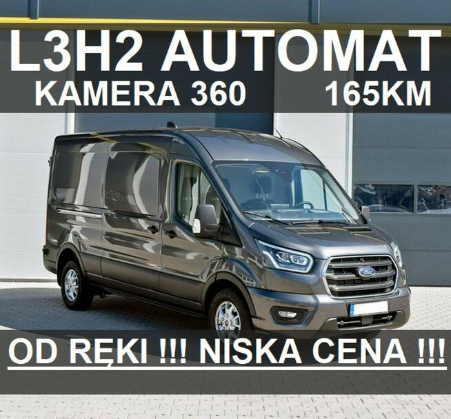 Ford Transit 165KM Automat L3H2 Kamera 360 Dostępny od reki ! Niska Cena ! 2049 zł