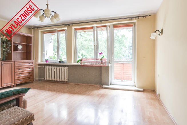 balkon prosto na park + piwnica 10m2