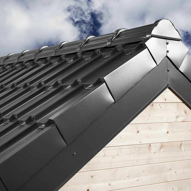 Obróbki Blacharskie Dachu Opierzenia Gąsior Trapezowy