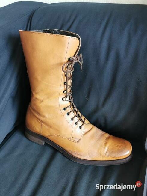 Piękne włoskie buty skóra naturalna Rozm.44 JAK NOWE