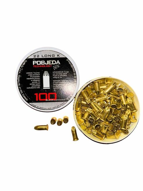 AMUNICJA Hukowa 6mm long PTG Pobjeda 100 sztuk