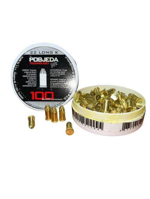 AMUNICJA Hukowa 6mm long PTG Pobjeda 100 sztuk