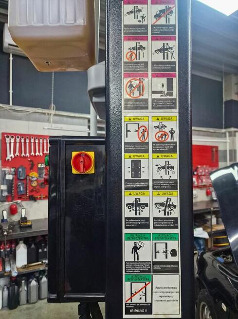 Podnośnik Dwukolumnowy Łączony Górą Automat 4T 4,9M