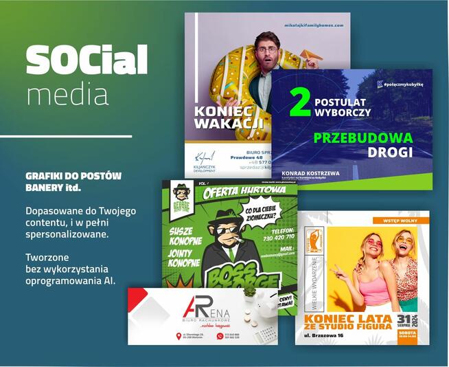 Grafika komputerowa, reklamowa, webdesign