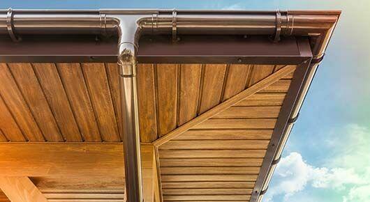 Podsufitka stalowa powlekana Podbitka dachowa grafit brąz