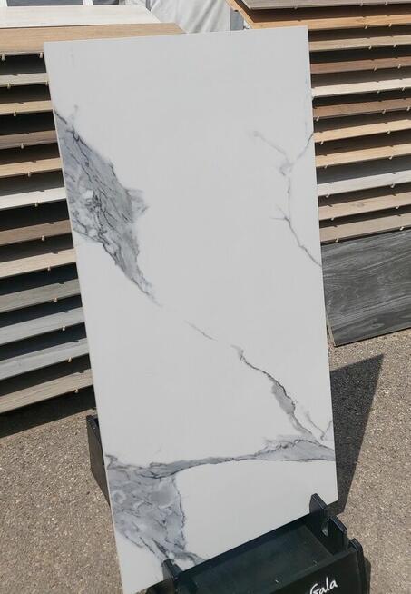 Płytki ścienne, podłogowe 120x60 biały marmur Calacatta white