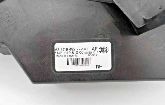 BMW Halogen lampa przeciwmgielna - 9 492 772, G01 G02, NOWA