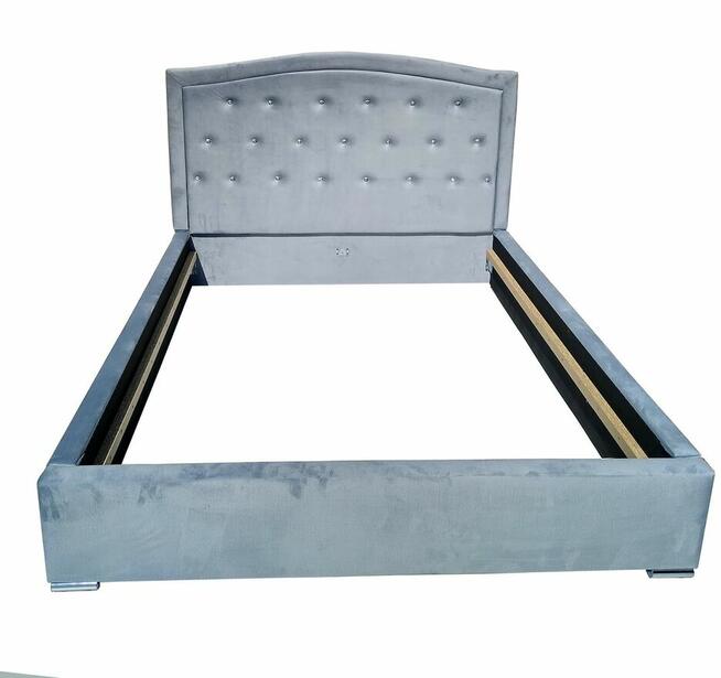 Eleganckie łóżko sypialniane GLAMOUR 160x200