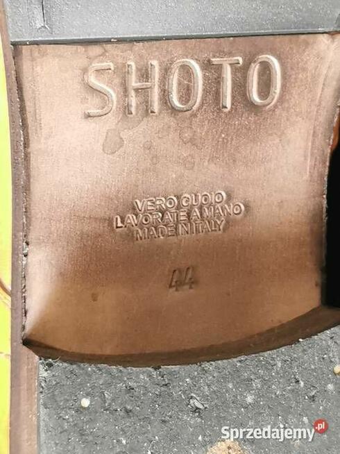 Piękne włoskie buty skóra naturalna Rozm.44 JAK NOWE