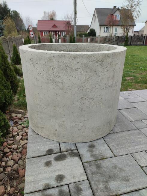 Okrągła donica termo . Różne wykończenie.Transport cały kraj