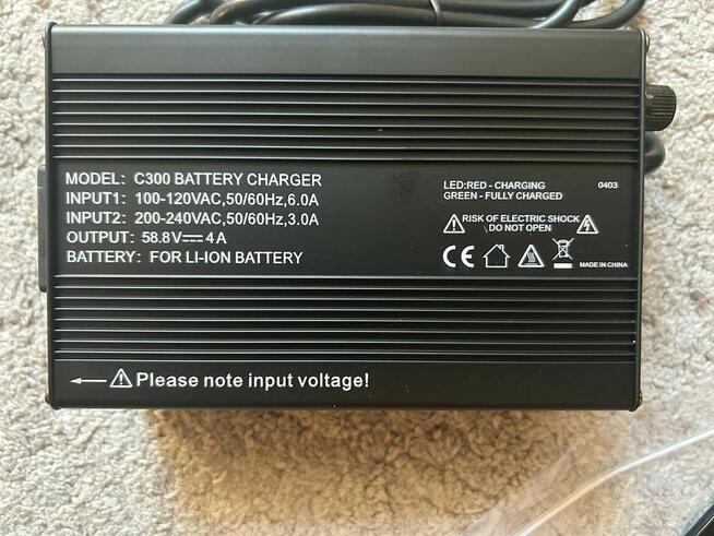 Akumulator rowerowy bateria z bagażnikiem 52v 27Ah USB eBike