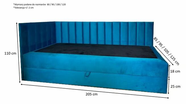 Łóżko młodzieżowe JAŚ 100x200