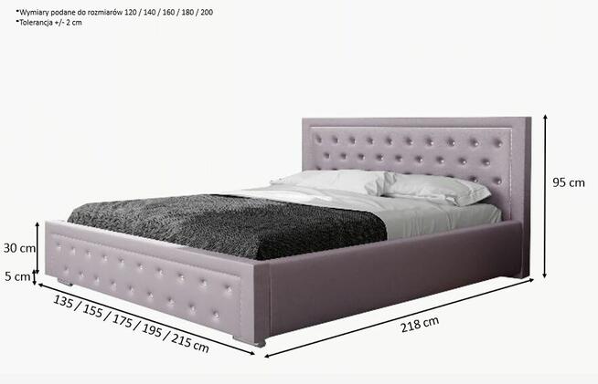 Łóżko sypialniane KATIA 160x200
