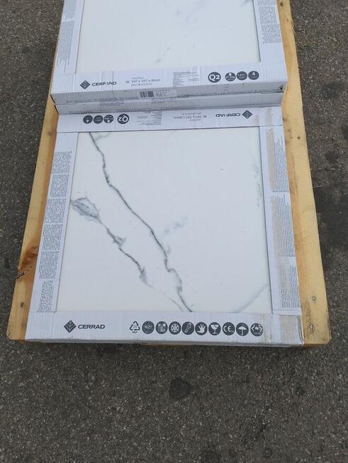 Płytki ścienne, podłogowe biały marmur Calacatta white gat.1