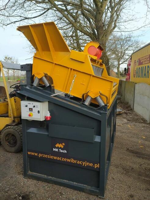 Przesiewacz wibracyjny, przesiewacz do piasku, ziemi, gruzu