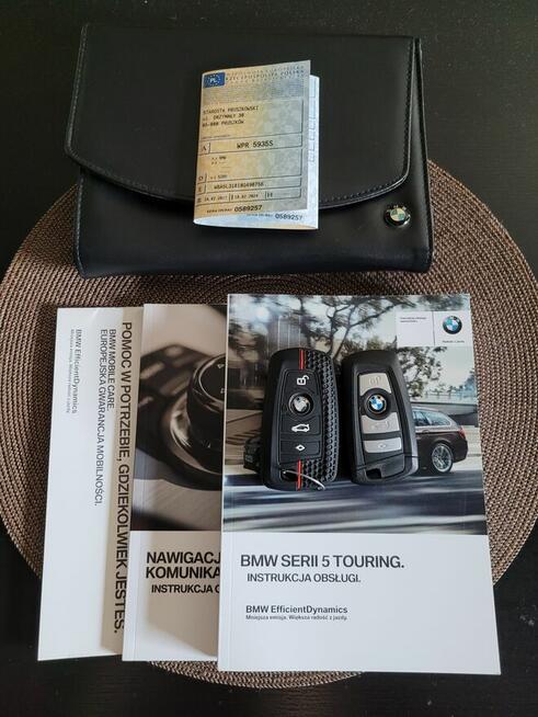BMW F11 520d 2017r MPAKIET / FULL OPCJA / PO DUŻYM SERWISIE
