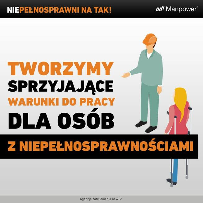 Pracownik produkcji (również z orzeczeniem)