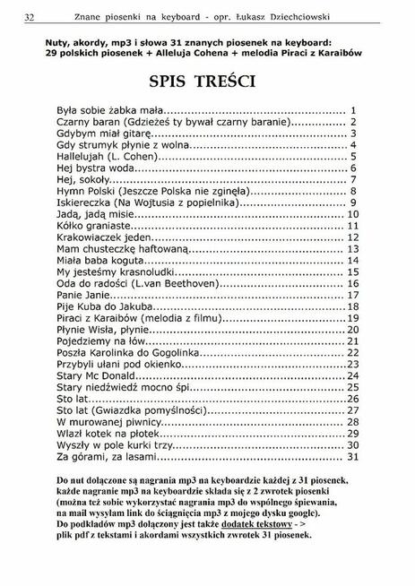 Kolędy na keyboard - nuty, podkłady muzyczne mp3, 60 kolęd