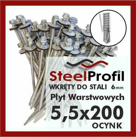 Wkręty do PŁYT WARSTWOWYCH drewna wkręty do betonu do metalu