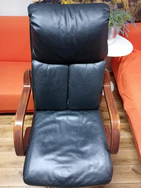 Fotel gabinetowy czarny skórzany fotele gabinetowe do biur