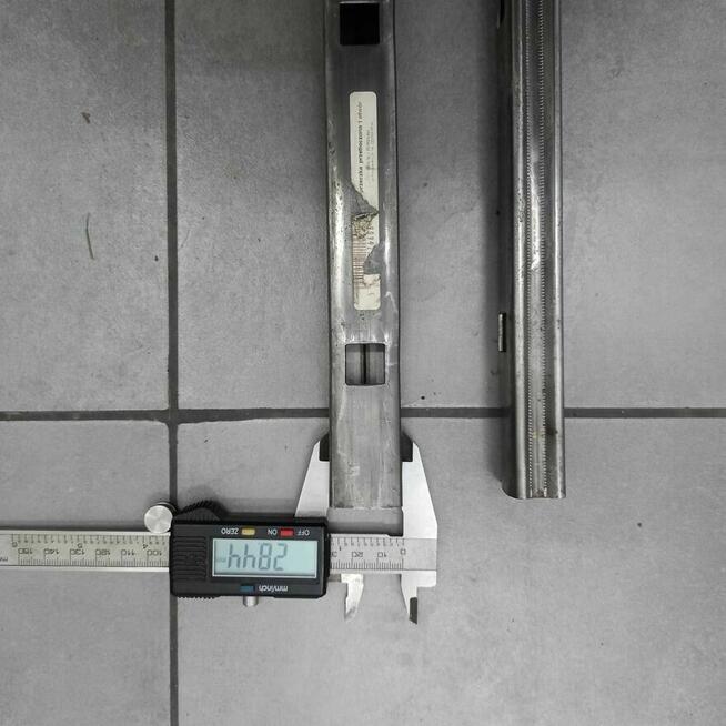 Poręcz profil perforowany poprzeczka przetłoczona