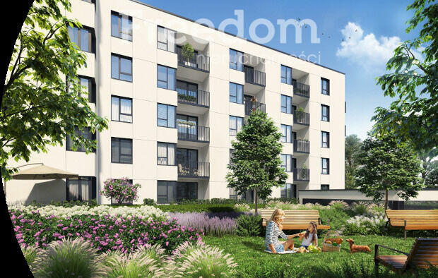 Słoneczne trzypokojowe mieszkanie z ogródkiem