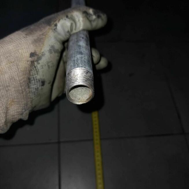 Rura stalowa nowa ocynk 1/2 cala ocynkowana 100cm