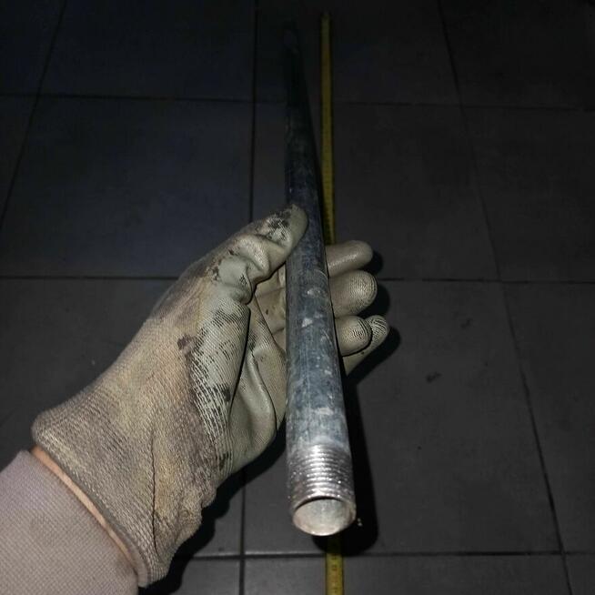 Rura stalowa nowa ocynk 1/2 cala ocynkowana 100cm