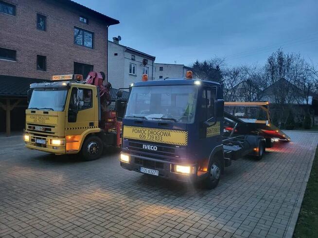 Pomoc drogowa holowanie laweta hds transport aut maszyn i ko