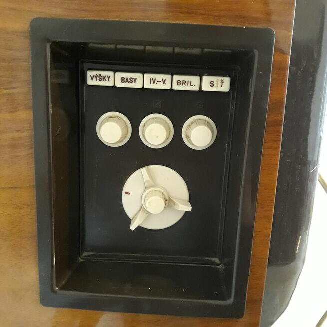 Stary Telewizor Tesla Lotos Vintage PRL