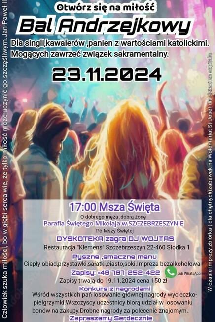 Bal Andrzejkowy 2024 dla singli