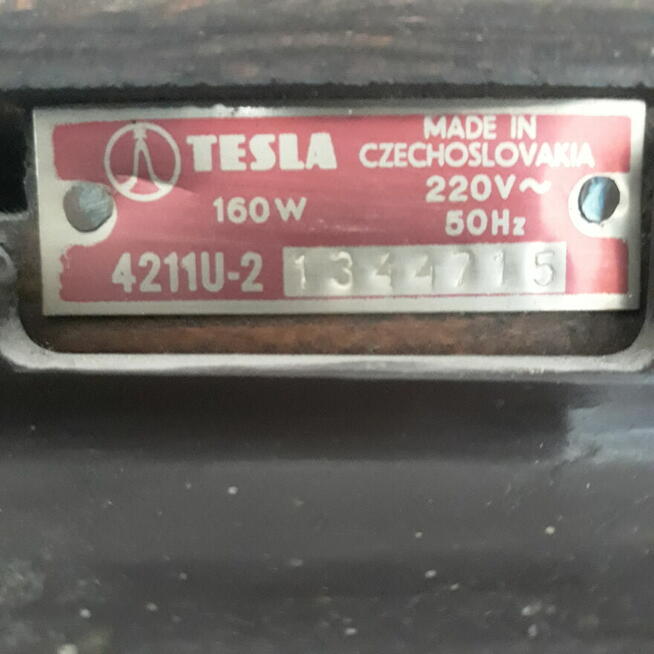Stary Telewizor Tesla Lotos Vintage PRL