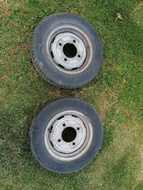 Koła z oponami do Trabanta oryginał