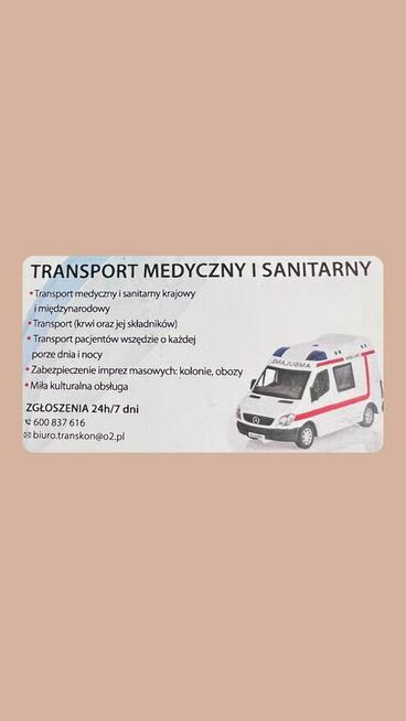 Transport medyczny oraz sanitarny Przewóz chorych 24h/7
