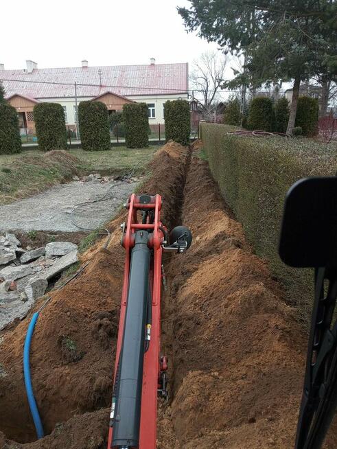 Usługi minikoparka koparka TARNÓW wiertnica wywrotka