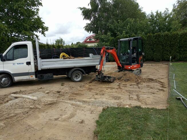 Usługi minikoparka koparka TARNÓW wiertnica wywrotka