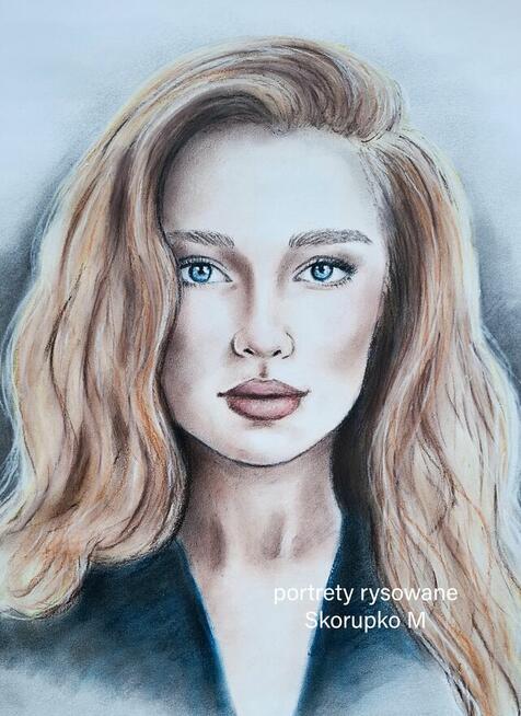 Portret ze zdjęcia na zamówienie. Ręcznie rysowany.