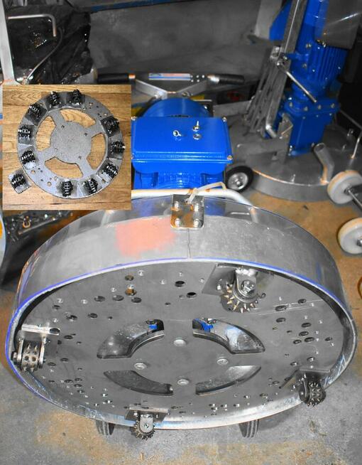 Groszkowanie betonu - matowanie śliskiej posadzki