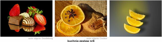 obrazy, plakaty PREMIUM, kuchnia, zestaw 3szt. A3, wzory...